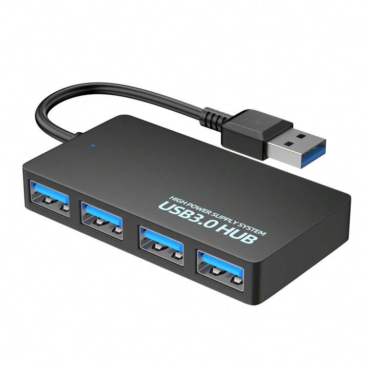 High Speed 4 Ports HUB Adapter & Data Cable