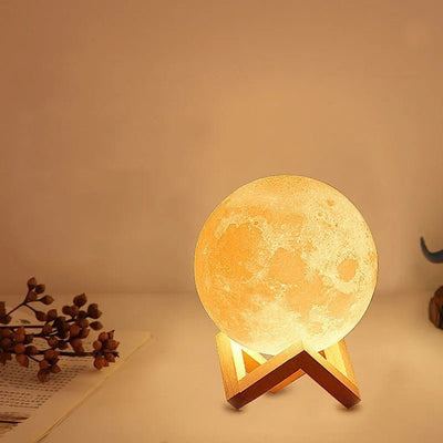 3D Printing Moon Night Table Lamp
