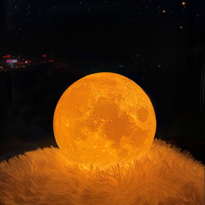 3D Printing Moon Night Table Lamp